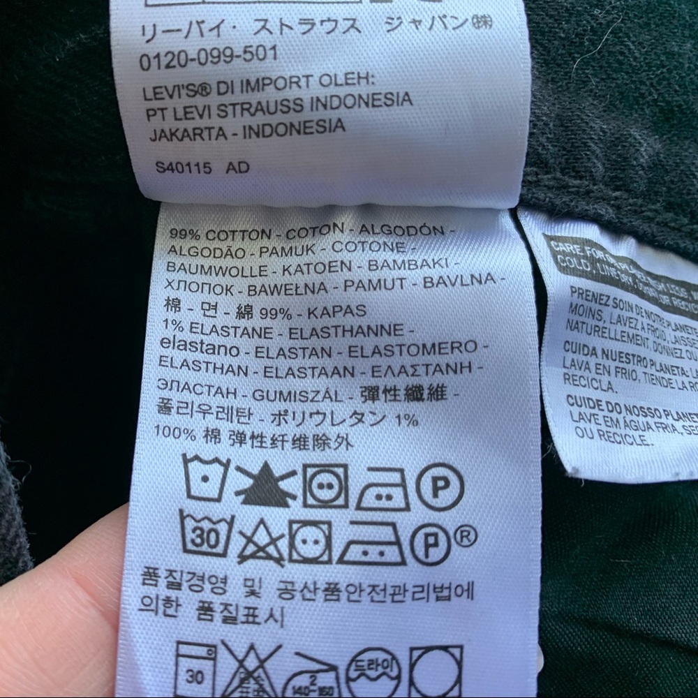 LEVI’S Button Fly Black Jeans - Picture 9 of 11